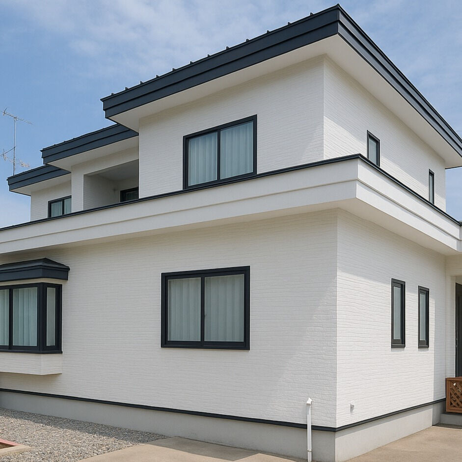 **帯広市T様邸: 塗装塗替え工事完了！AIを活用したデザイ